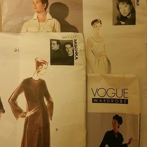 Bundle of 3 Vogue patterns